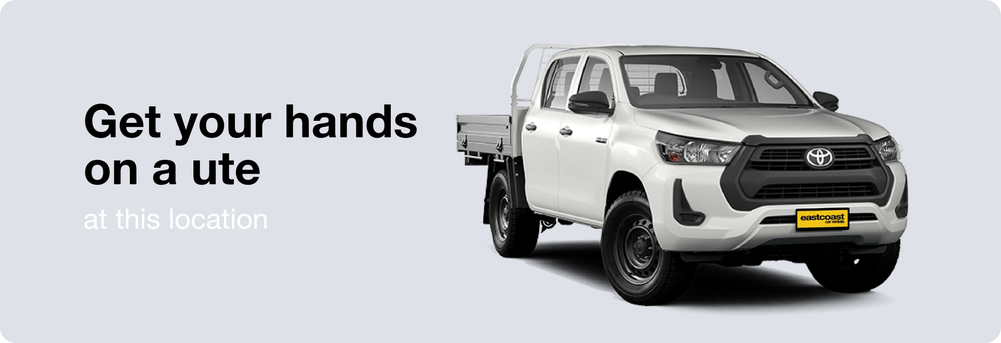 Rent a ute Cairns